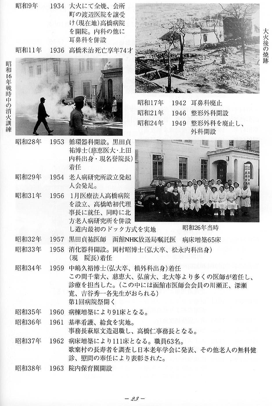 高橋病院の歩み:2枚目