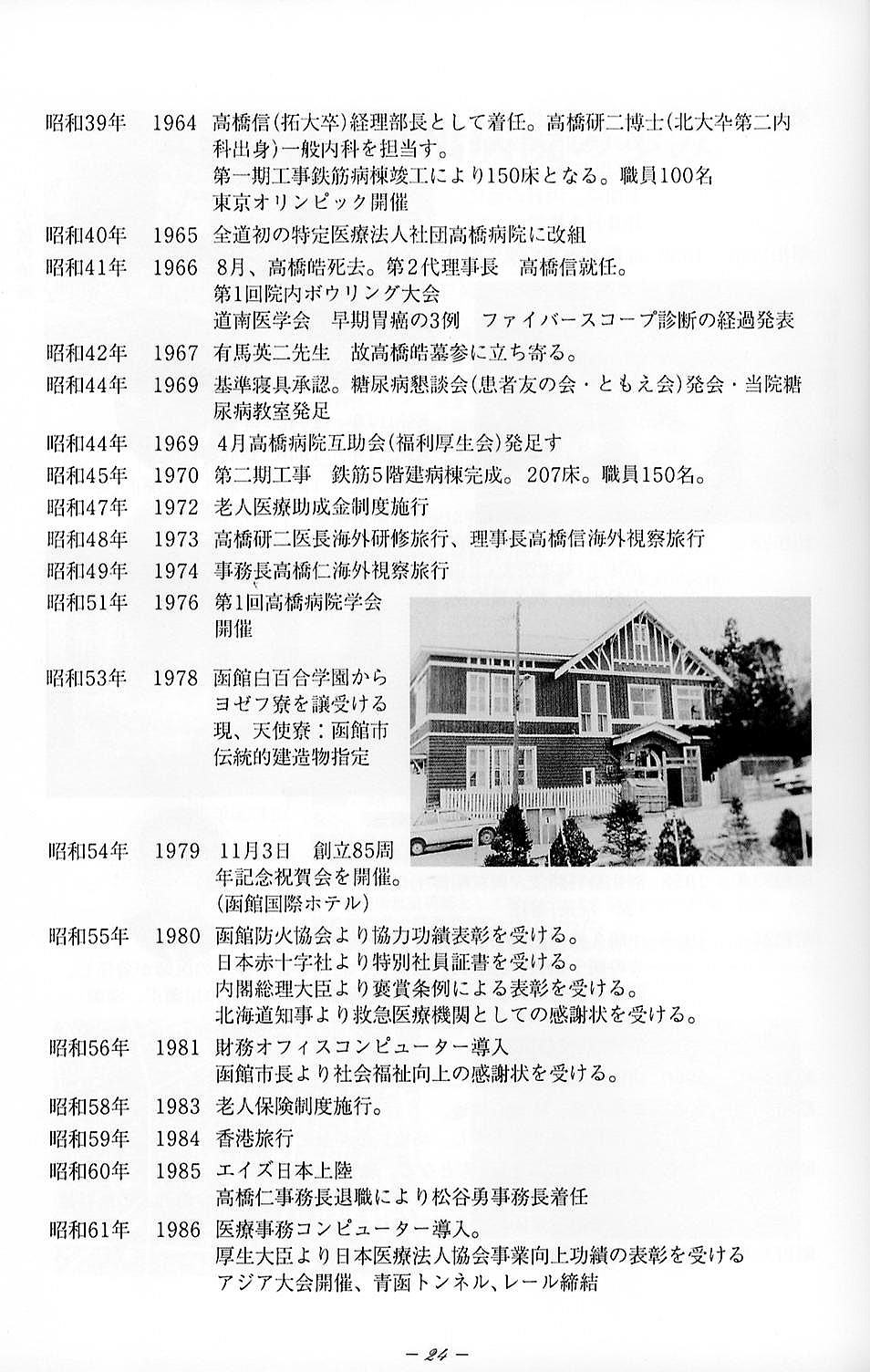 高橋病院の歩み:3枚目